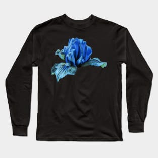 Blue iris flower Long Sleeve T-Shirt